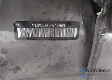 2018 Kia Sportage Lx from USA, damaged, VIN KNDPMCACXJ7472681